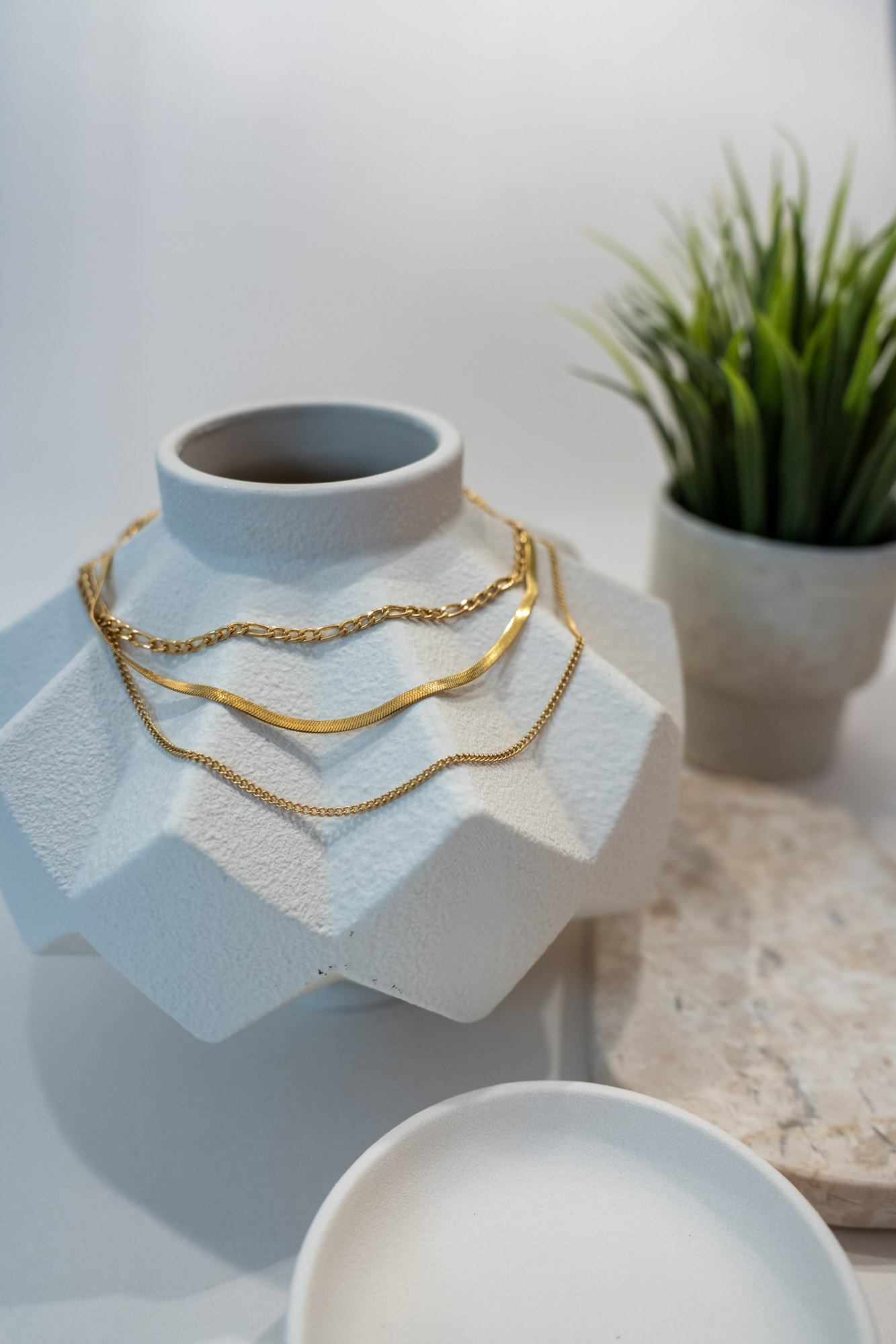 DSC02298 Κολιέ τριπλή Αλυσίδα Elanithea - Image 1