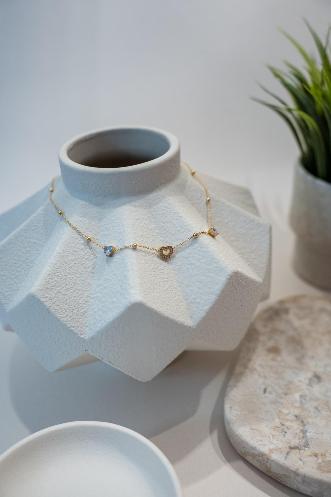 DSC02457 Κολιέ καρδιά πέτρα Lioralia - Image 1