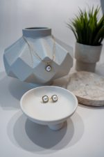 Σετ Κολιέ & Σκουλαρίκια πέρλες Aurivelle