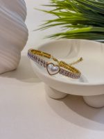 Βραχιόλι με Καρδιά από Πέρλα Valentia - Image 2