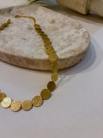 Κολιέ με Χρυσά Κυκλικά Στοιχεία Auriane