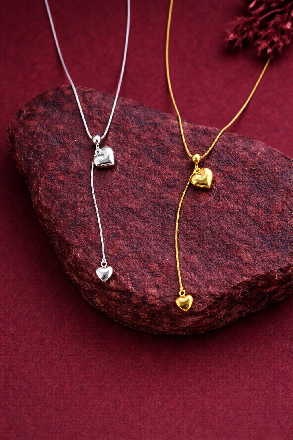 kolie-y-kardia-love-valentine-stainless-steel-minimal-ojes Κολιέ Αλυσίδα Evelithia - Image 1