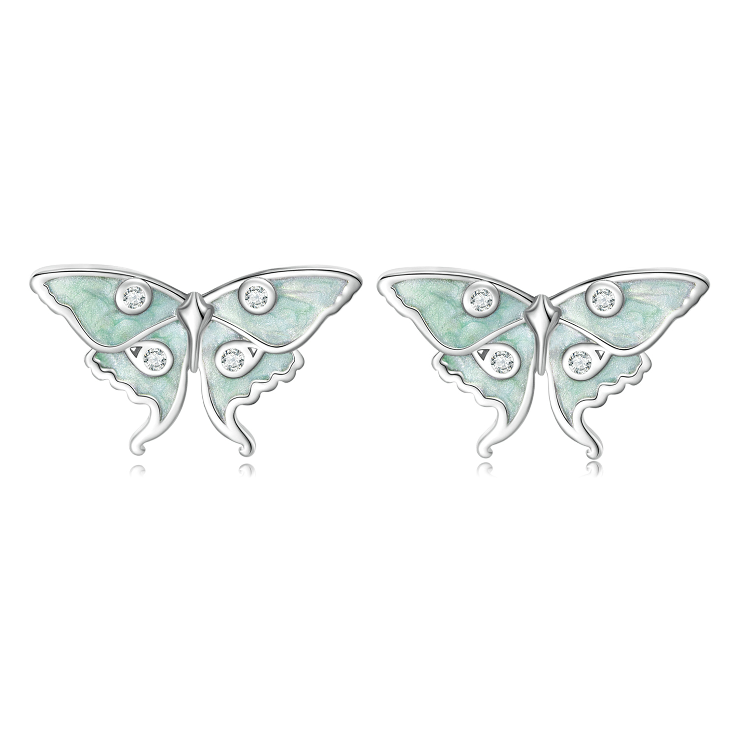 BSE828 Green butterflies - Image 1