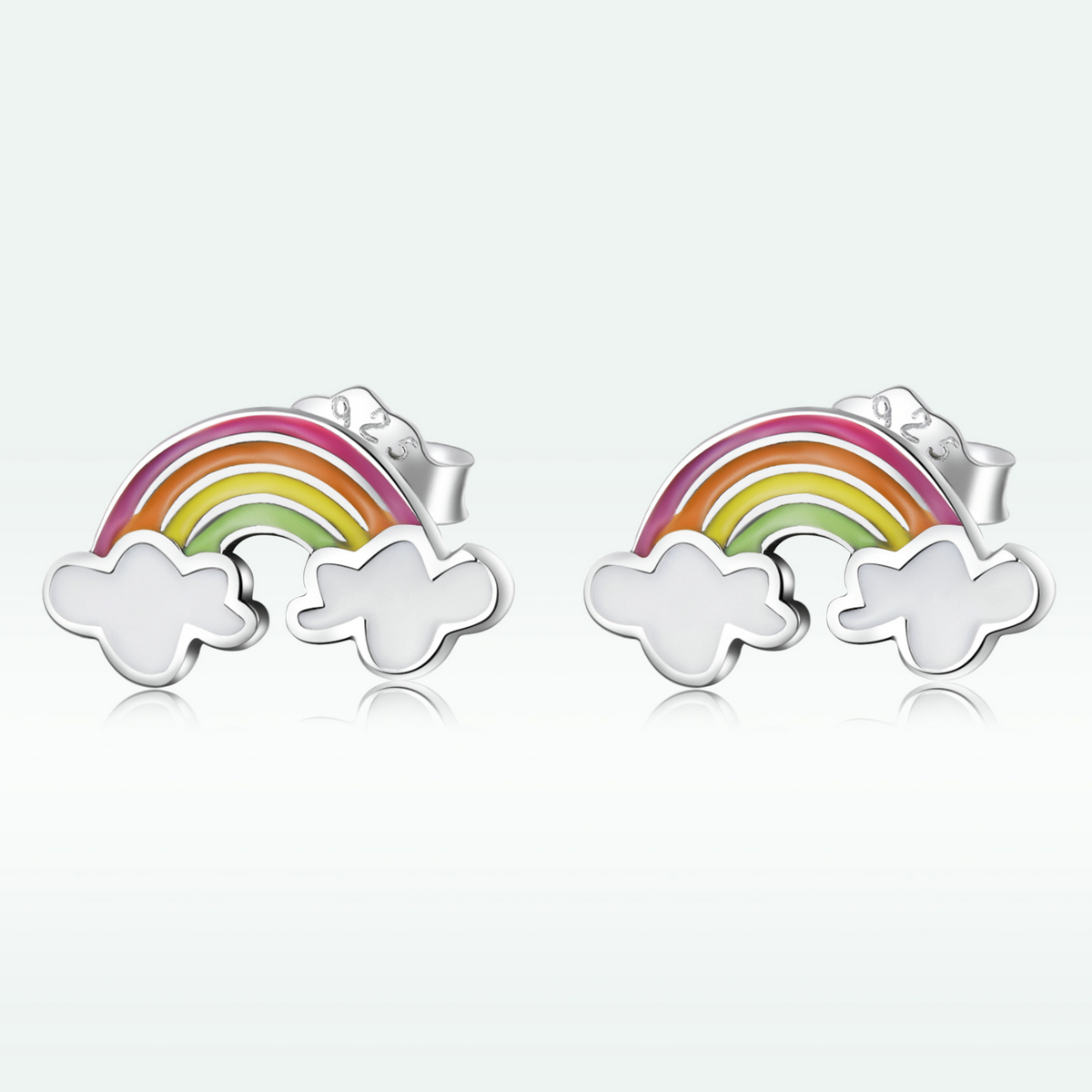 SCE1339-2 Silver rainbows - Image 1